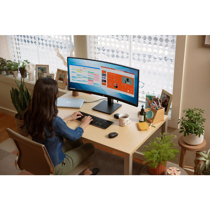 HP Printing & Computing HP P34hc G4 34" WQHD Curved USB-C Zakelijke Monitor
