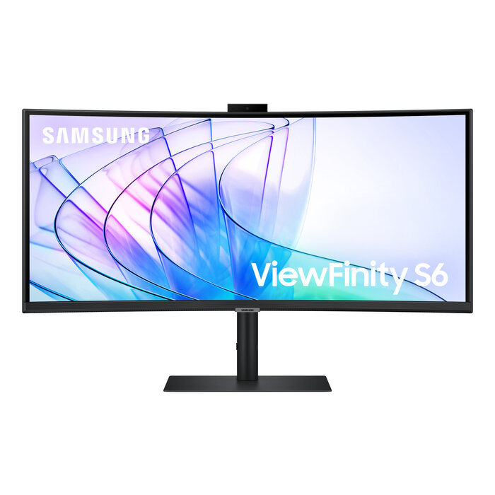 Samsung Samsung ViewFinity S6 S65VC 34" UWQHD Curved Monitor - 100Hz, USB-C Docking & Webcam