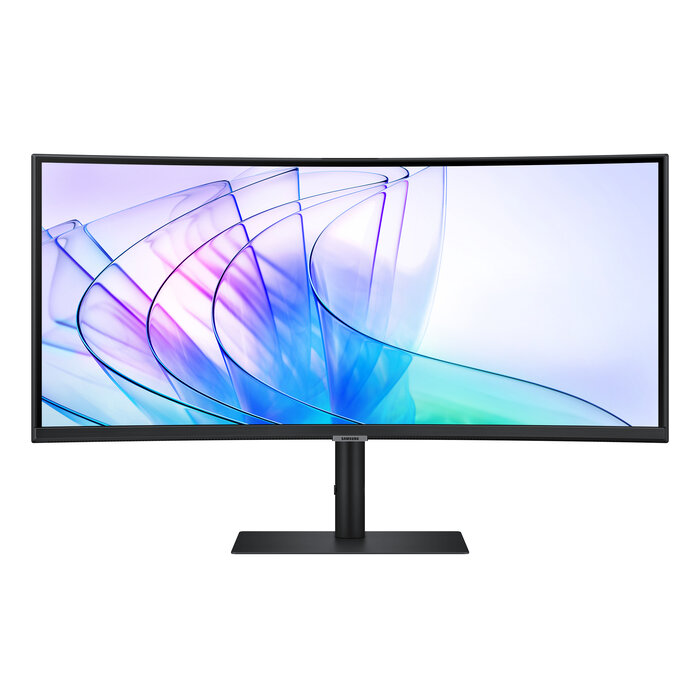 Samsung Samsung ViewFinity S6 S65VC 34" UWQHD Curved Monitor - 100Hz, USB-C Docking & Webcam
