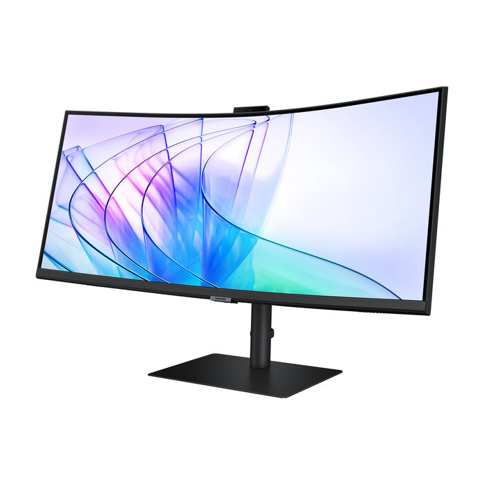Samsung Samsung ViewFinity S6 S65VC 34" UWQHD Curved Monitor - 100Hz, USB-C Docking & Webcam