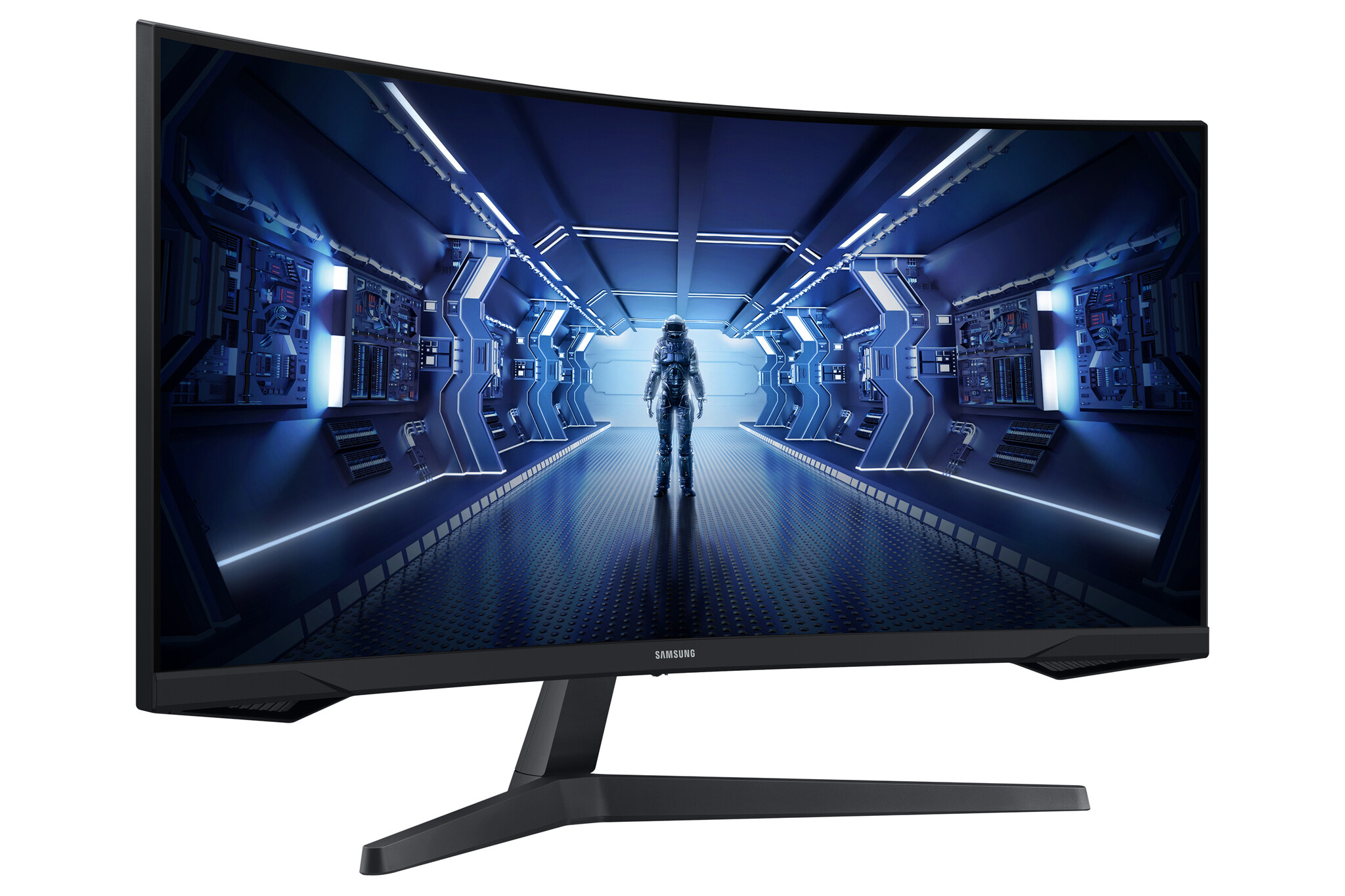 Samsung Samsung 34" Odyssey G5 G55T UWQHD 165Hz Gaming Monitor, 86,4 cm (34"), 3440 x 1440 Pixels, UltraWide Quad HD, LED, Zwart