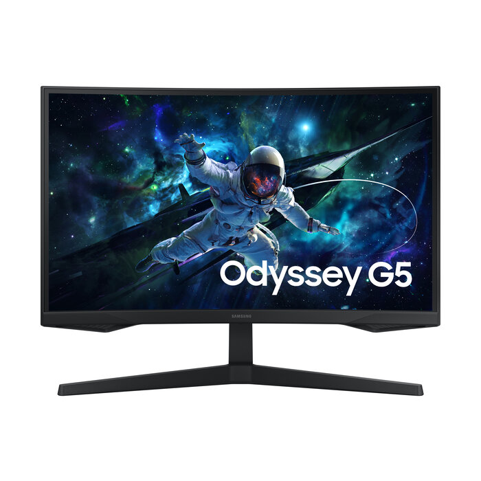 Samsung Samsung Odyssey G5 LC27G55TQWRXEN - 27 inch Curved QHD Gaming Monitor - 144Hz - 1ms