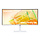 Samsung ViewFinity S6 S65TC 34" UltraWide Curved Monitor - UWQHD, Thunderbolt 4, 100Hz, Wit