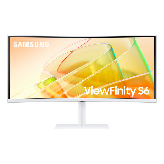 Samsung Samsung ViewFinity S6 S65TC 34" UltraWide Curved Monitor - UWQHD, Thunderbolt 4, 100Hz, Wit