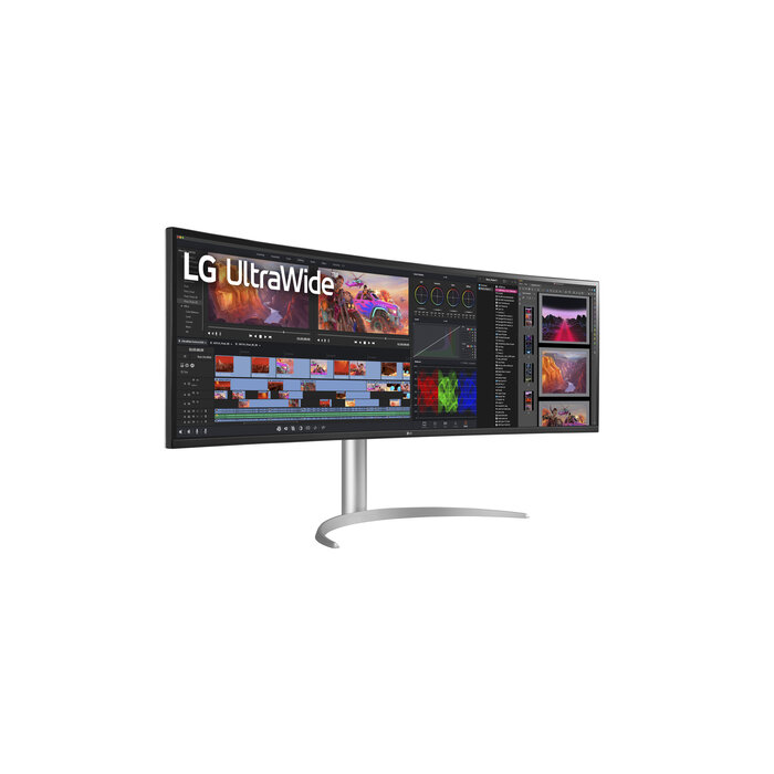 LG Electronics LG 49WQ95C-W 49" Curved UltraWide Monitor (49WQ95C-W.AEU)
