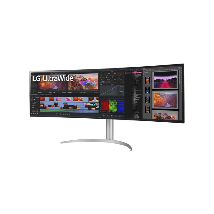 LG Electronics LG 49WQ95C-W 49" Curved UltraWide Monitor (49WQ95C-W.AEU)