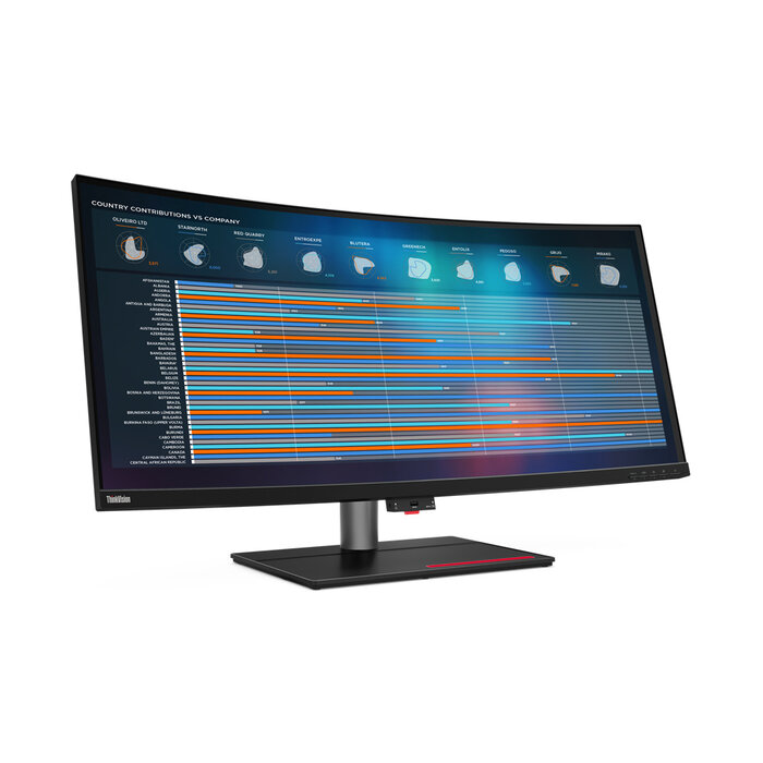 Lenovo Lenovo ThinkVision P40w-20 40" 5K2K Curved Ultrawide Monitor - Thunderbolt 4 Dockingstation