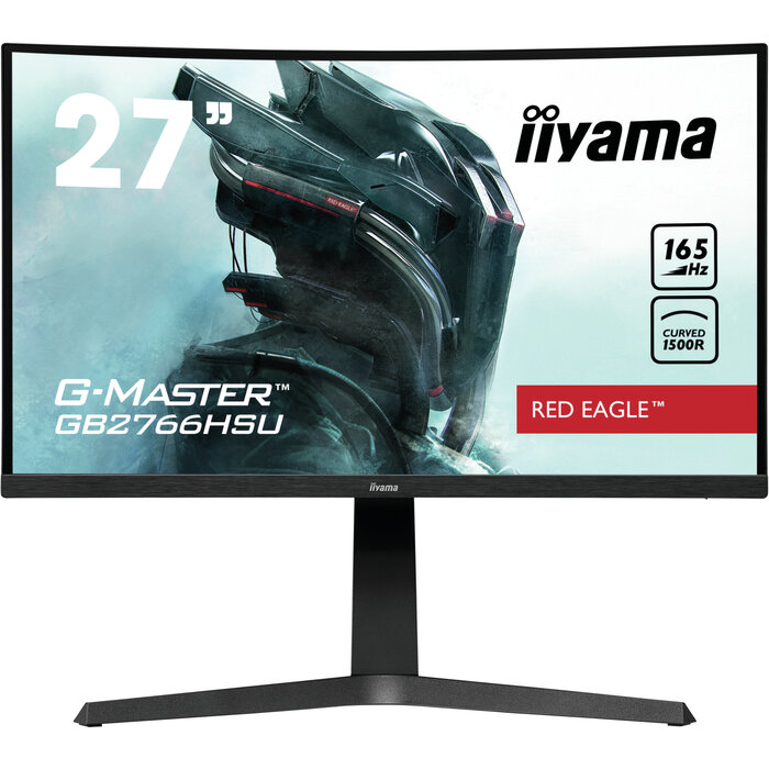 iiyama iiyama G-Master GB2766HSU-B1 - 27 inch Full HD Curved Monitor - 165Hz - 1ms