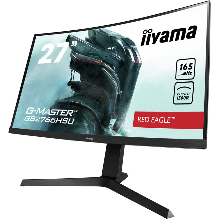 iiyama iiyama G-Master GB2766HSU-B1 - 27 inch Full HD Curved Monitor - 165Hz - 1ms