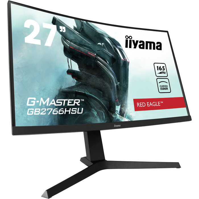 iiyama iiyama G-Master GB2766HSU-B1 - 27 inch Full HD Curved Monitor - 165Hz - 1ms