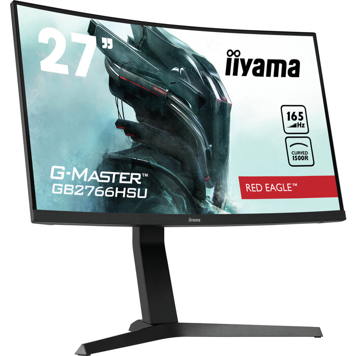 iiyama iiyama G-Master GB2766HSU-B1 - 27 inch Full HD Curved Monitor - 165Hz - 1ms