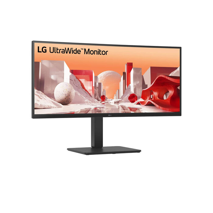LG Electronics LG 34BA75QE-B 34" Curved UltraWide Monitor met Full HD Webcam & USB-C Docking