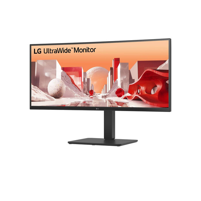 LG Electronics LG 34BA75QE-B 34" Curved UltraWide Monitor met Full HD Webcam & USB-C Docking