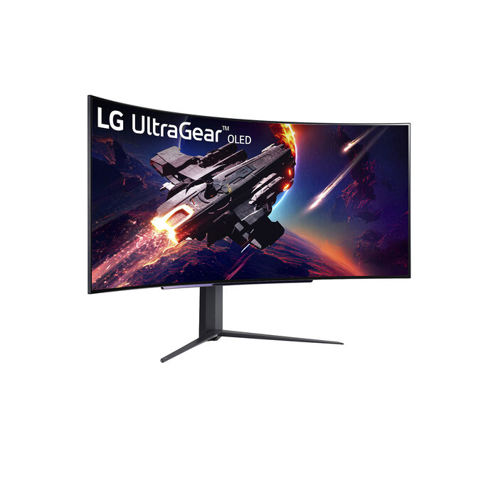 LG Electronics LG 45GR95QE-B 45" WQHD OLED Gaming Monitor 240Hz 0.03ms 800R