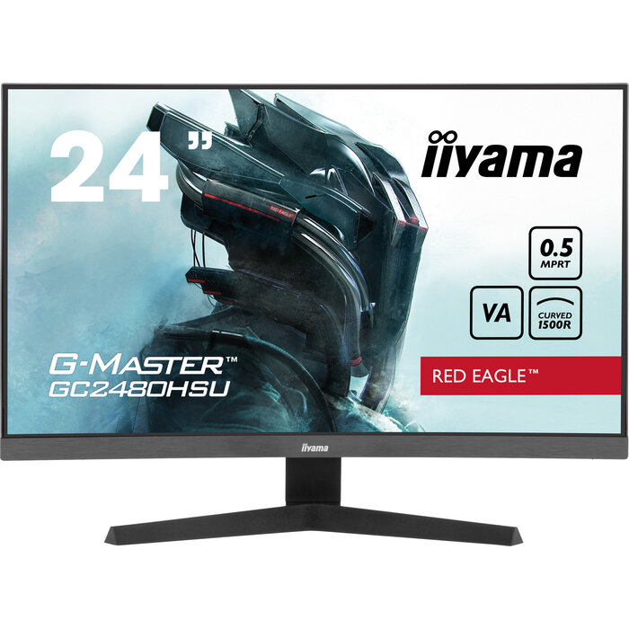 iiyama iiyama G-MASTER GC2480HSU-B1 24" Full HD Curved Gaming Monitor 165Hz 0,5ms