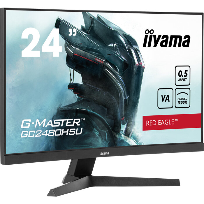 iiyama iiyama G-MASTER GC2480HSU-B1 24" Full HD Curved Gaming Monitor 165Hz 0,5ms