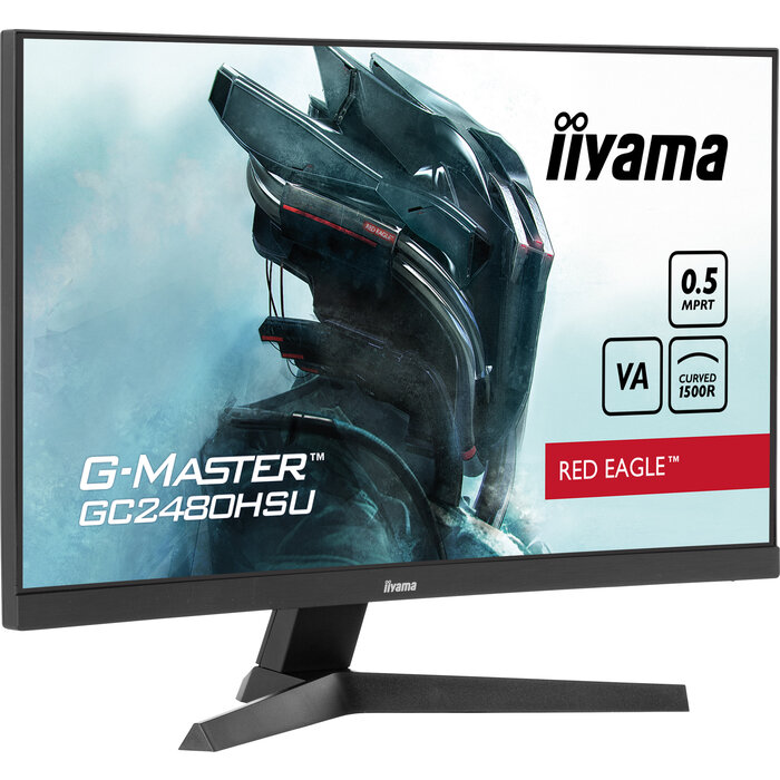 iiyama iiyama G-MASTER GC2480HSU-B1 24" Full HD Curved Gaming Monitor 165Hz 0,5ms