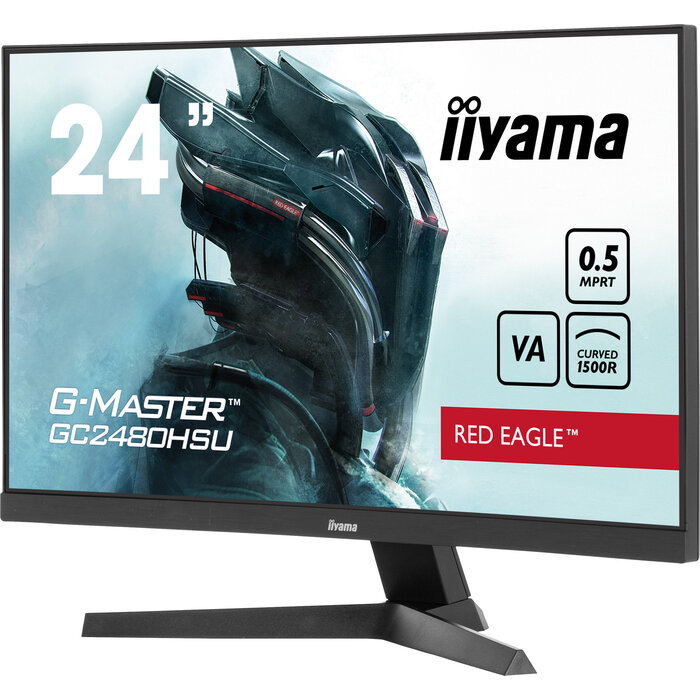 iiyama iiyama G-MASTER GC2480HSU-B1 24" Full HD Curved Gaming Monitor 165Hz 0,5ms