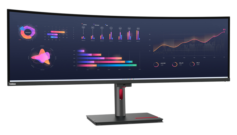 Lenovo Lenovo ThinkVision P49w-30 49 inch Dual QHD Curved Monitor