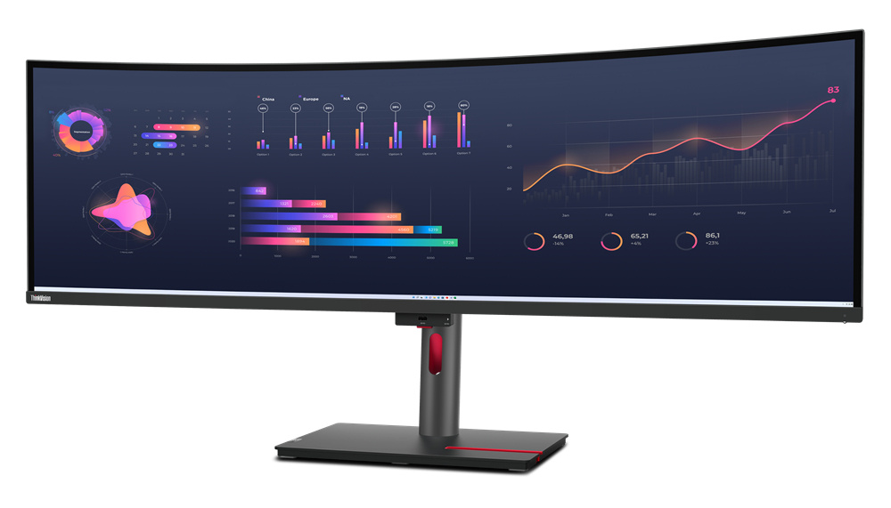Lenovo Lenovo ThinkVision P49w-30 49 inch Dual QHD Curved Monitor