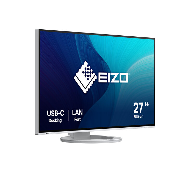 Eizo EIZO FlexScan EV2795-WT 27" QHD IPS Monitor met USB-C Docking & LAN - Wit