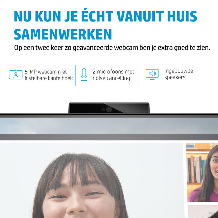 HP Printing & Computing HP E27m G4 27 inch QHD Conferencing Monitor met Webcam & USB-C Docking