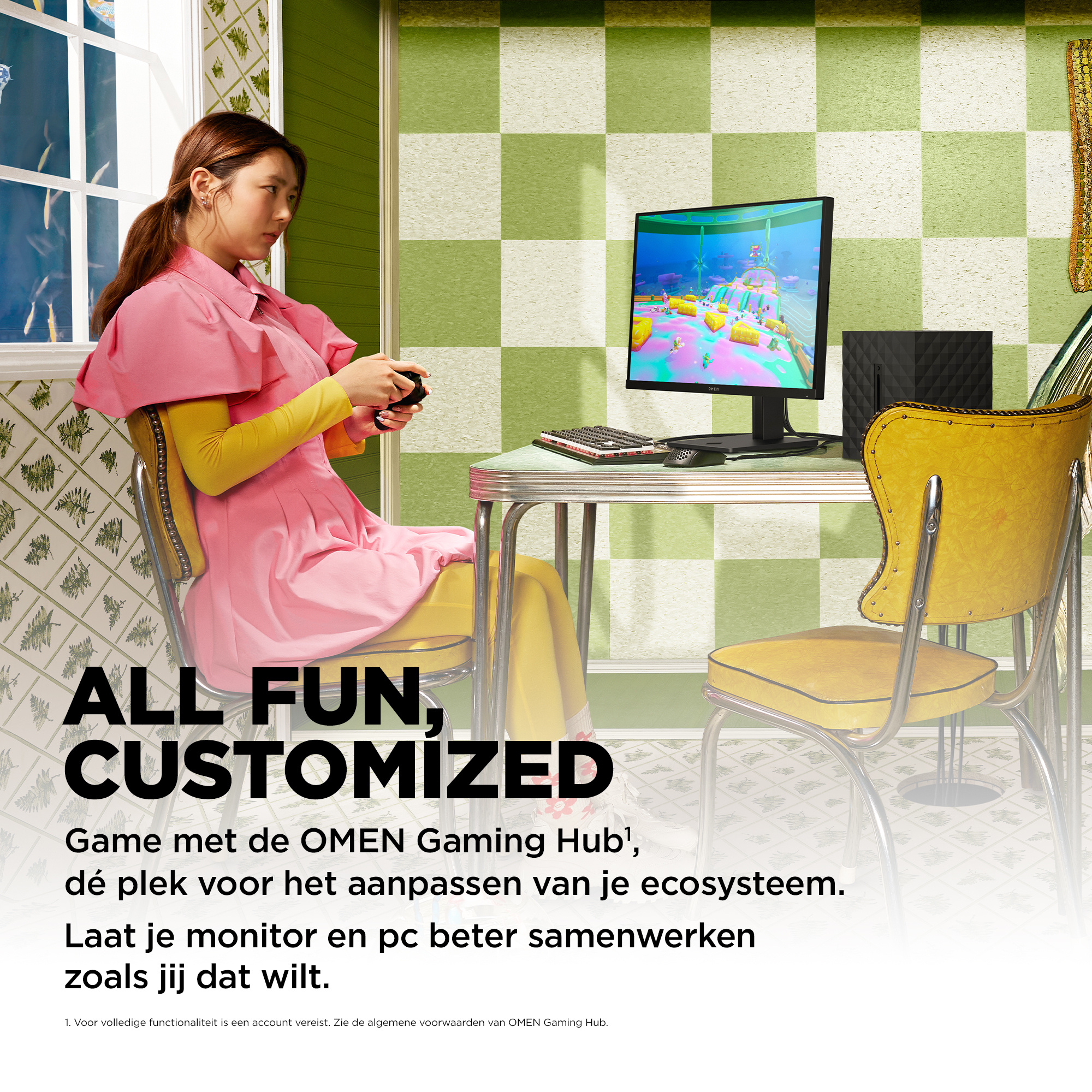 HP Printing & Computing HP OMEN 27 Gaming Monitor - 27 inch - 165Hz - 1ms - Full HD