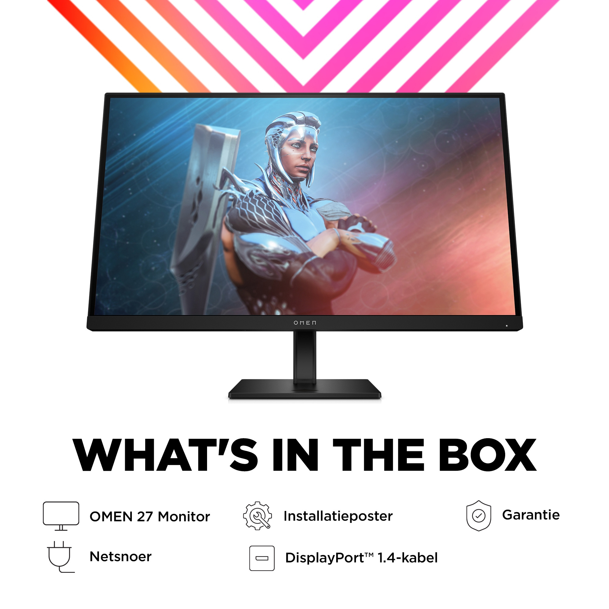 HP Printing & Computing HP OMEN 27 Gaming Monitor - 27 inch - 165Hz - 1ms - Full HD