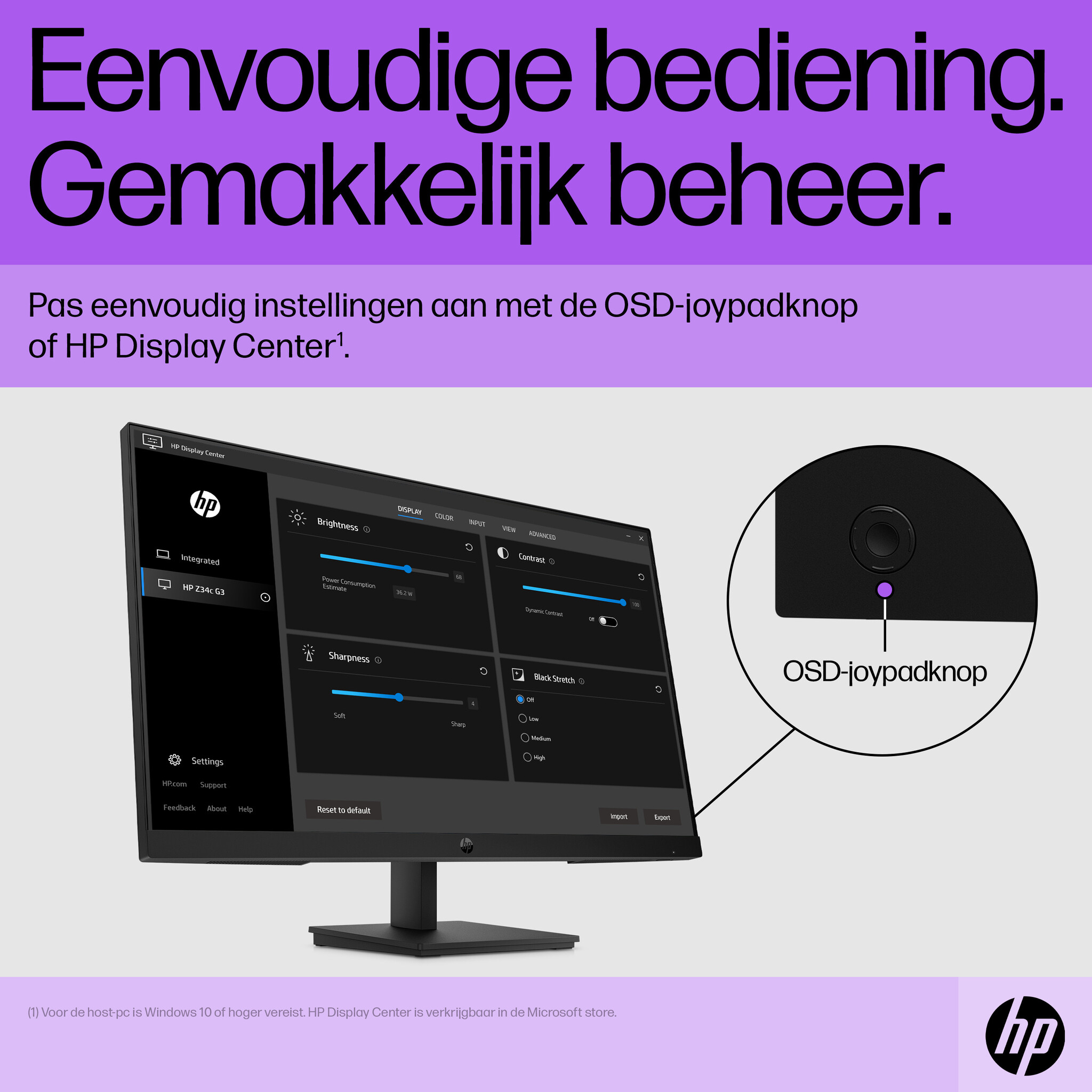 HP Printing & Computing HP P27 G5 27 inch Full HD IPS Monitor (64X69AA#ABB)