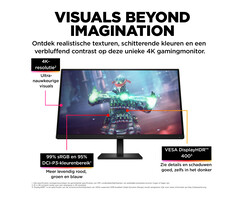 HP Printing & Computing OMEN by HP 27k 4K Gaming Monitor 144Hz