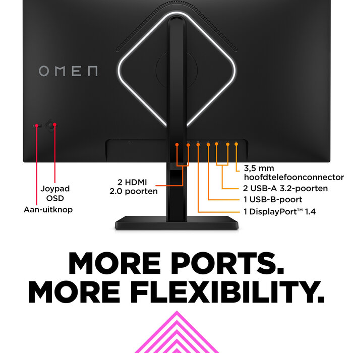 HP Printing & Computing HP OMEN 27qs 27 inch QHD Gaming Monitor - 240Hz, 1ms IPS