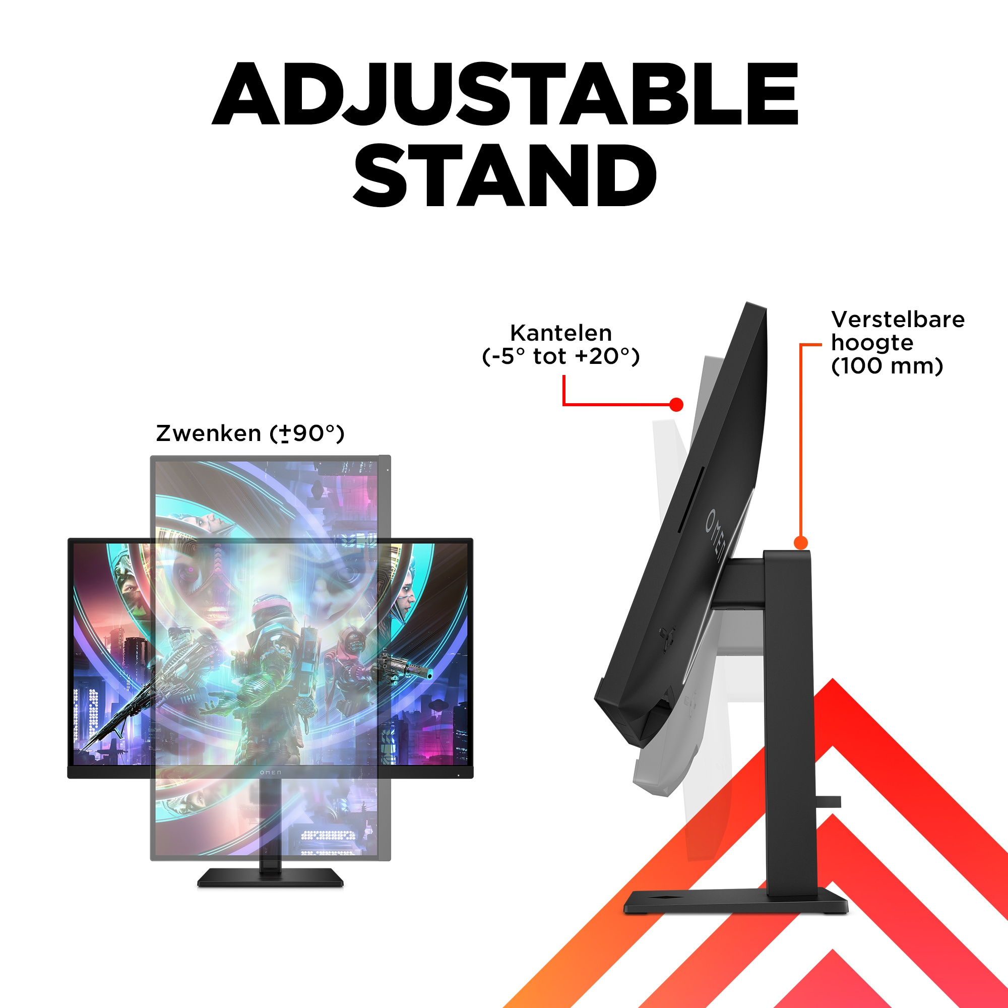 HP Printing & Computing HP OMEN 27qs 27 inch QHD Gaming Monitor - 240Hz, 1ms IPS