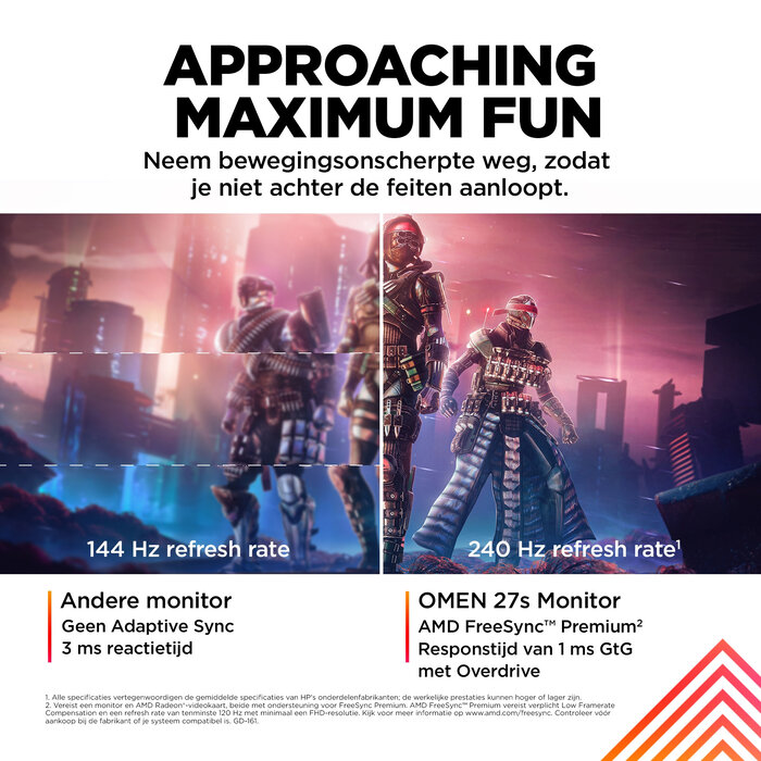HP Printing & Computing HP OMEN 27s 27 inch FHD 240Hz Monitor (780G5AA#ABB)