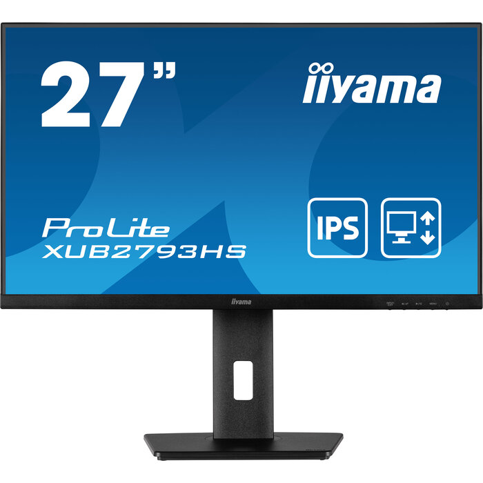 iiyama iiyama ProLite XUB2793HS-B7, 68,6 cm (27"), 1920 x 1080 Pixels, Full HD, LED, 1 ms, Zwart