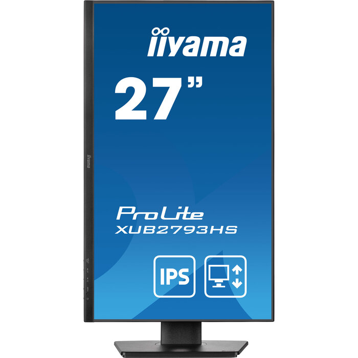 iiyama iiyama ProLite XUB2793HS-B7 Ergonomische 27 inch Monitor (XUB2793HS-B7)