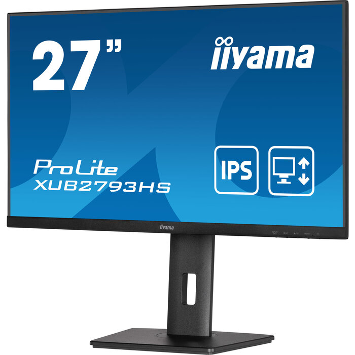 iiyama iiyama ProLite XUB2793HS-B7 Ergonomische 27 inch Monitor (XUB2793HS-B7)