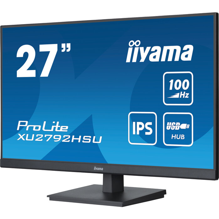 iiyama iiyama ProLite , 68,6 cm (27"), 1920 x 1080 Pixels, Full HD, LED, 0,4 ms, Zwart