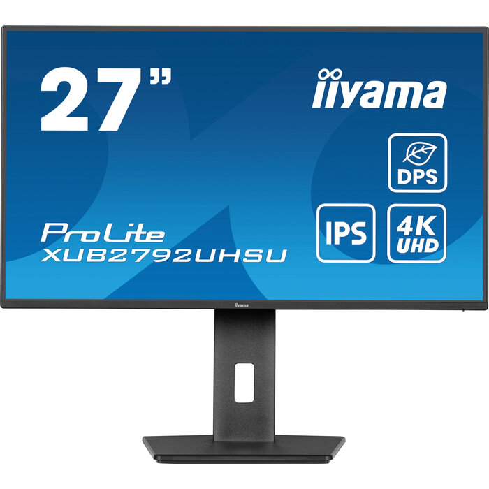 iiyama iiyama ProLite XUB2792UHSU-B6 27 inch 4K UHD IPS Monitor Ergonomisch