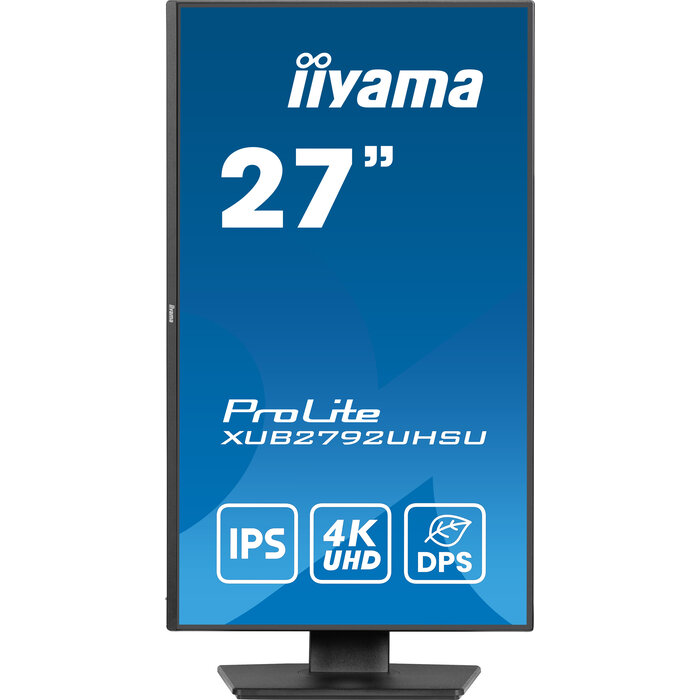 iiyama iiyama ProLite XUB2792UHSU-B6 27 inch 4K UHD IPS Monitor Ergonomisch