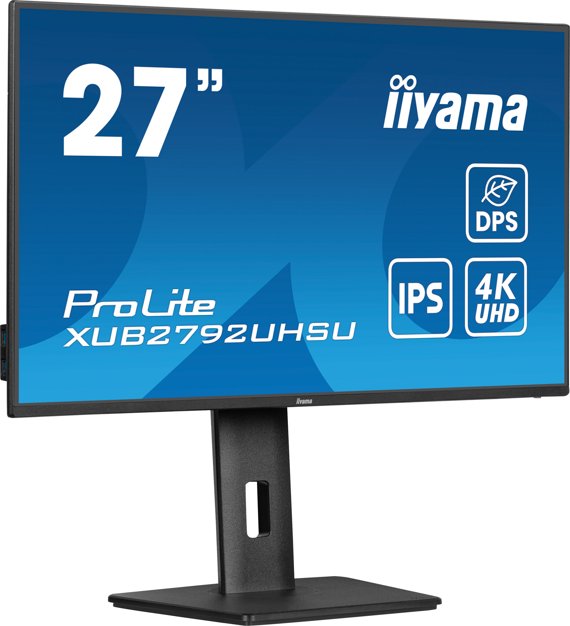 iiyama iiyama ProLite XUB2792UHSU-B6 27 inch 4K UHD IPS Monitor Ergonomisch