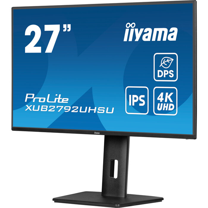 iiyama iiyama ProLite XUB2792UHSU-B6 27 inch 4K UHD IPS Monitor Ergonomisch