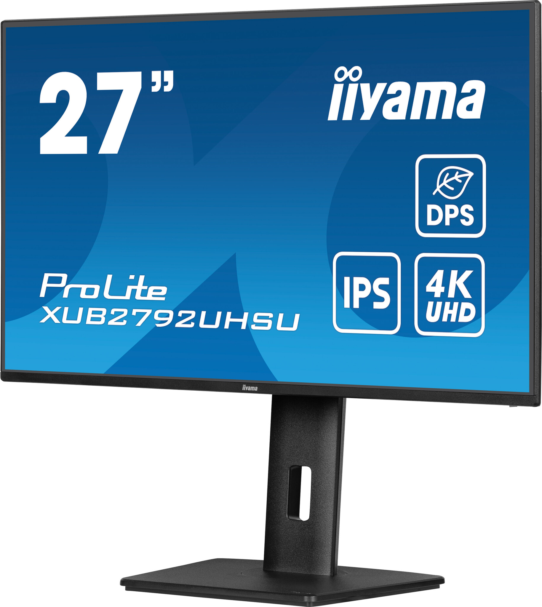 iiyama iiyama ProLite XUB2792UHSU-B6 27 inch 4K UHD IPS Monitor Ergonomisch