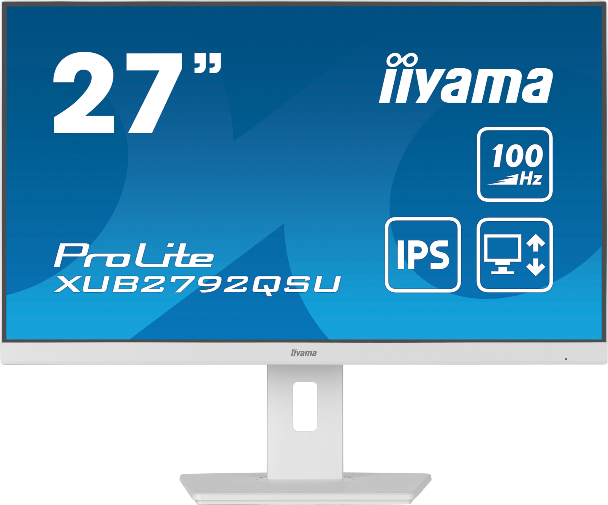 iiyama iiyama ProLite XUB2792QSU-W6 27" WQHD IPS Monitor Wit (XUB2792QSU-W6)