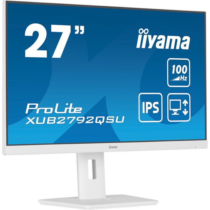 iiyama iiyama ProLite XUB2792QSU-W6 27" WQHD Monitor Wit (XUB2792QSU-W6)