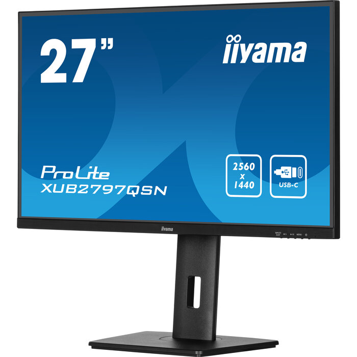 iiyama iiyama ProLite XUB2797QSN-B2 27" WQHD USB-C Monitor (XUB2797QSN-B2)