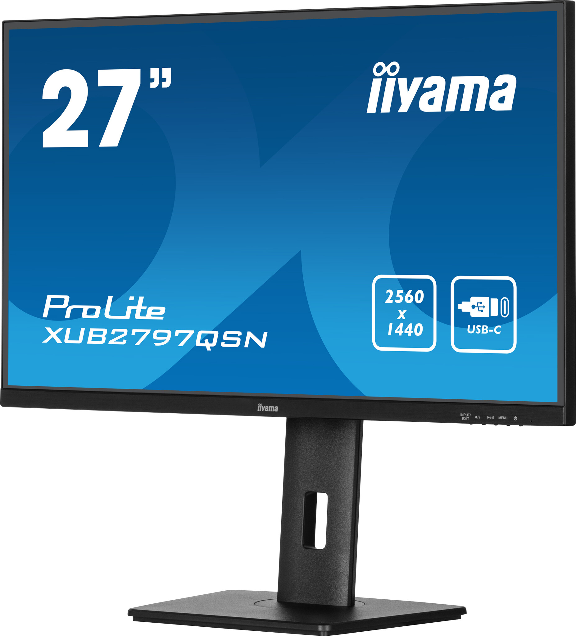 iiyama iiyama ProLite XUB2797QSN-B2 27" WQHD USB-C Monitor (XUB2797QSN-B2)