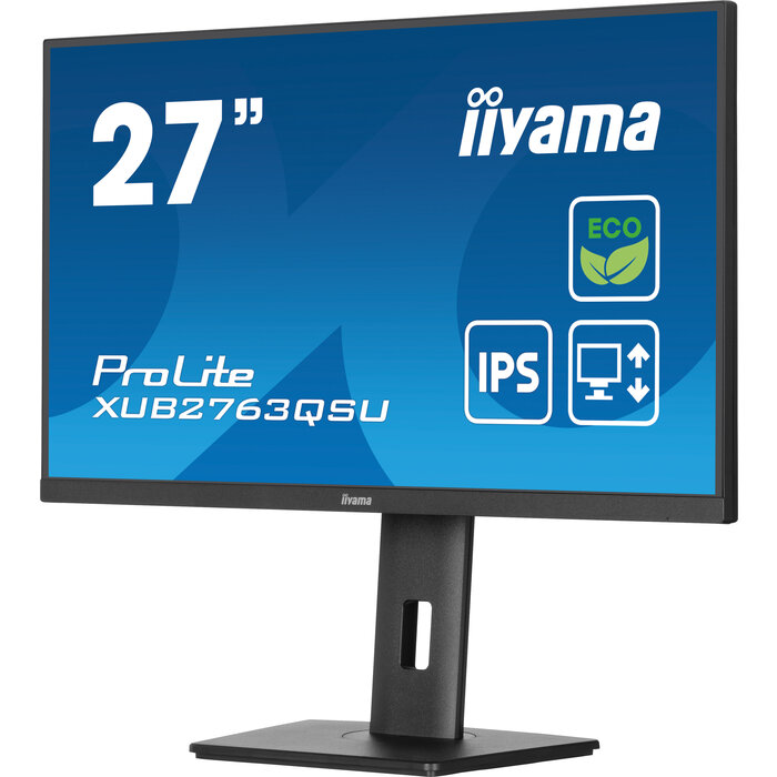 iiyama iiyama ProLite XUB2763QSU-B1 27" QHD IPS Monitor - In hoogte verstelbaar