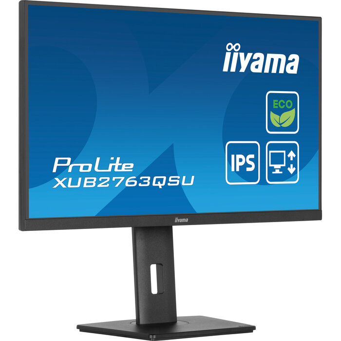 iiyama iiyama ProLite XUB2763QSU-B1 27" QHD IPS Monitor - In hoogte verstelbaar