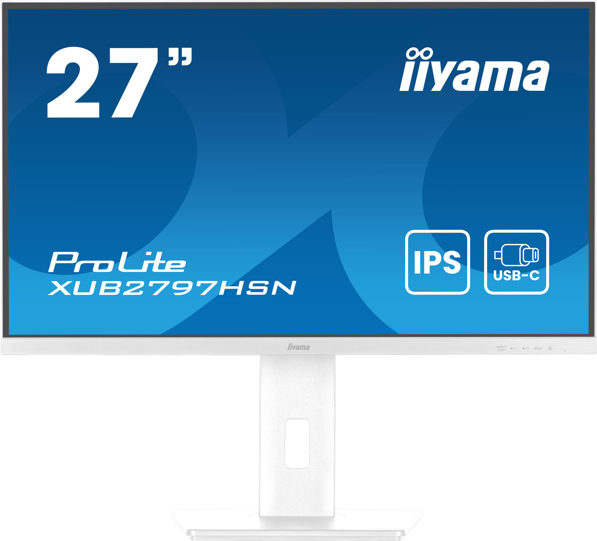 iiyama iiyama ProLite XUB2797HSN-W2 27" USB-C Monitor Wit (XUB2797HSN-W2)