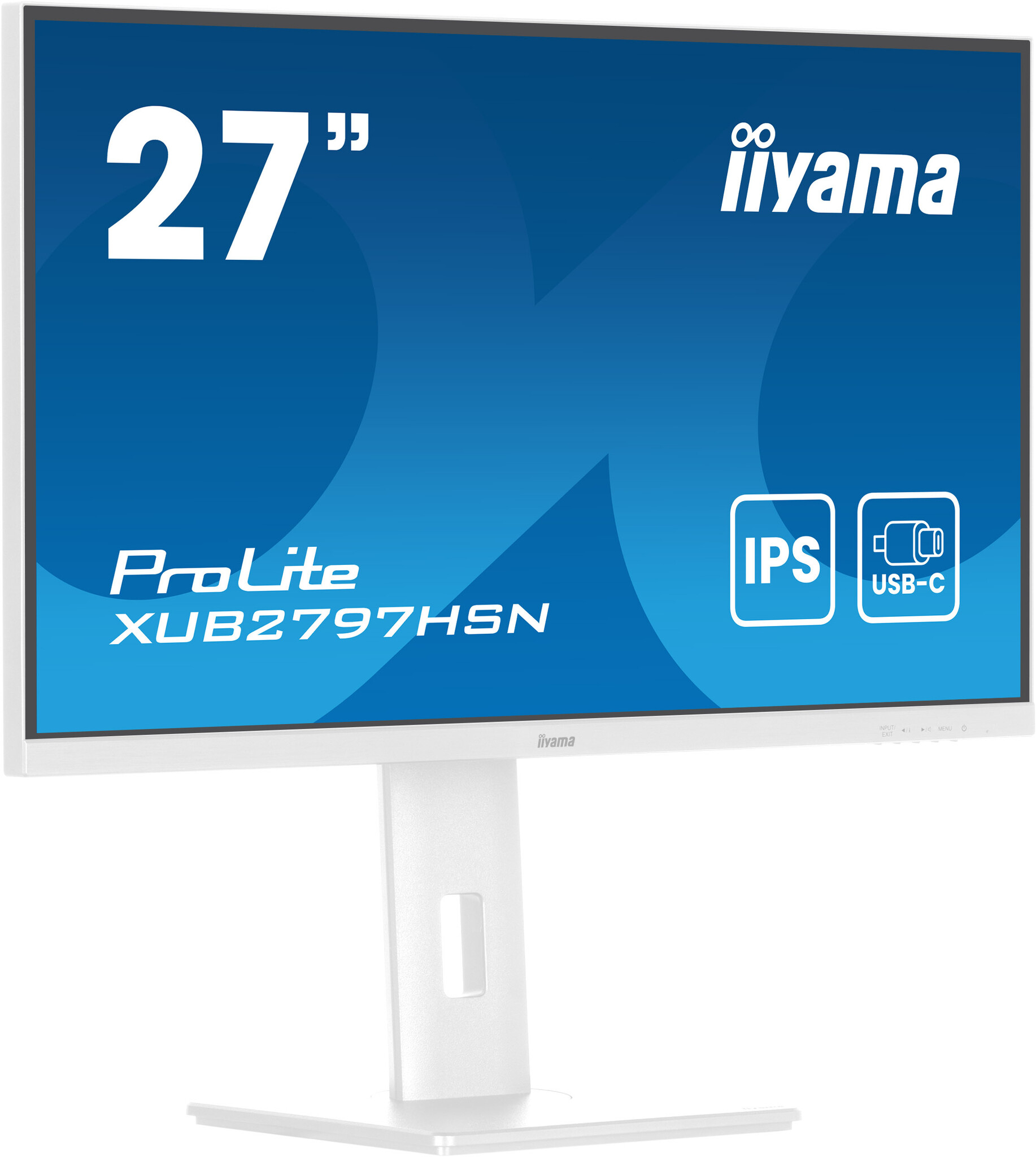 iiyama iiyama ProLite XUB2797HSN-W2 27" USB-C Monitor Wit (XUB2797HSN-W2)